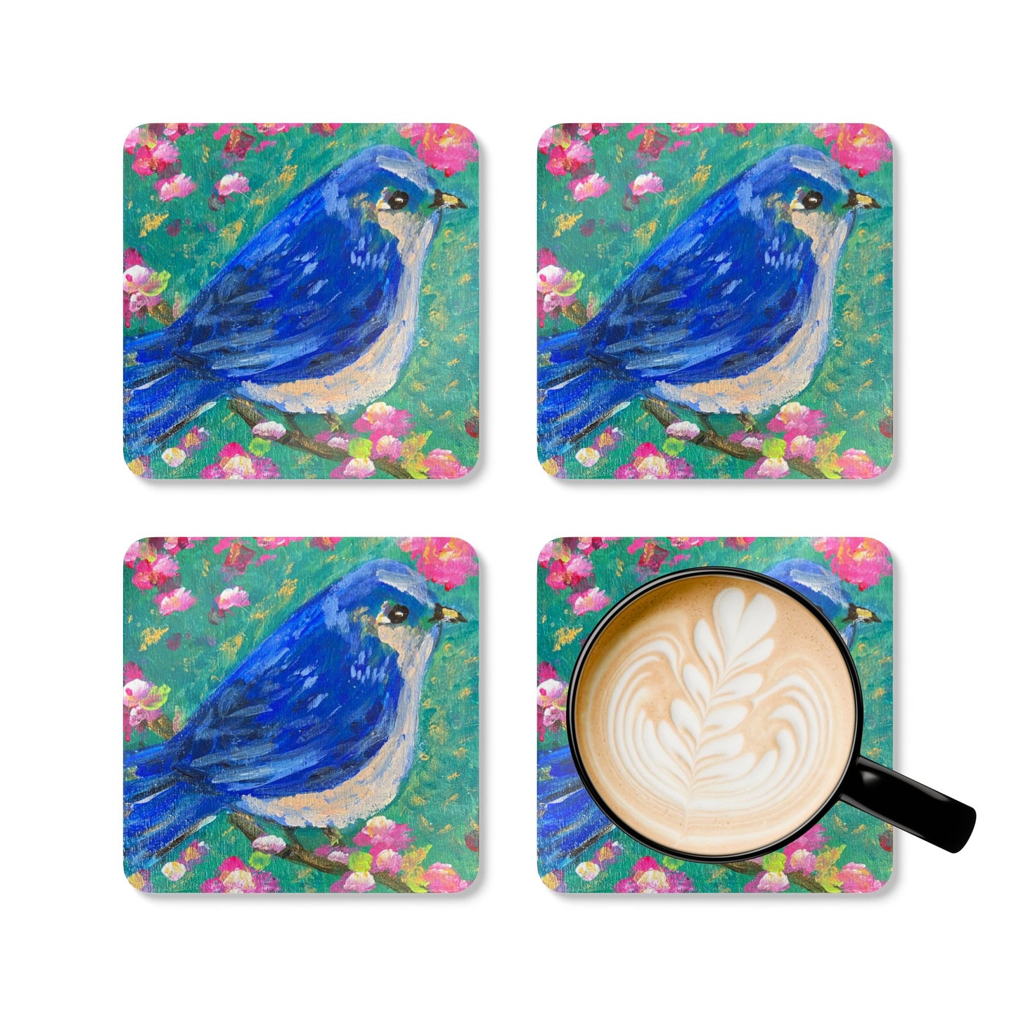 Coaster Set - Mountain Bluebird