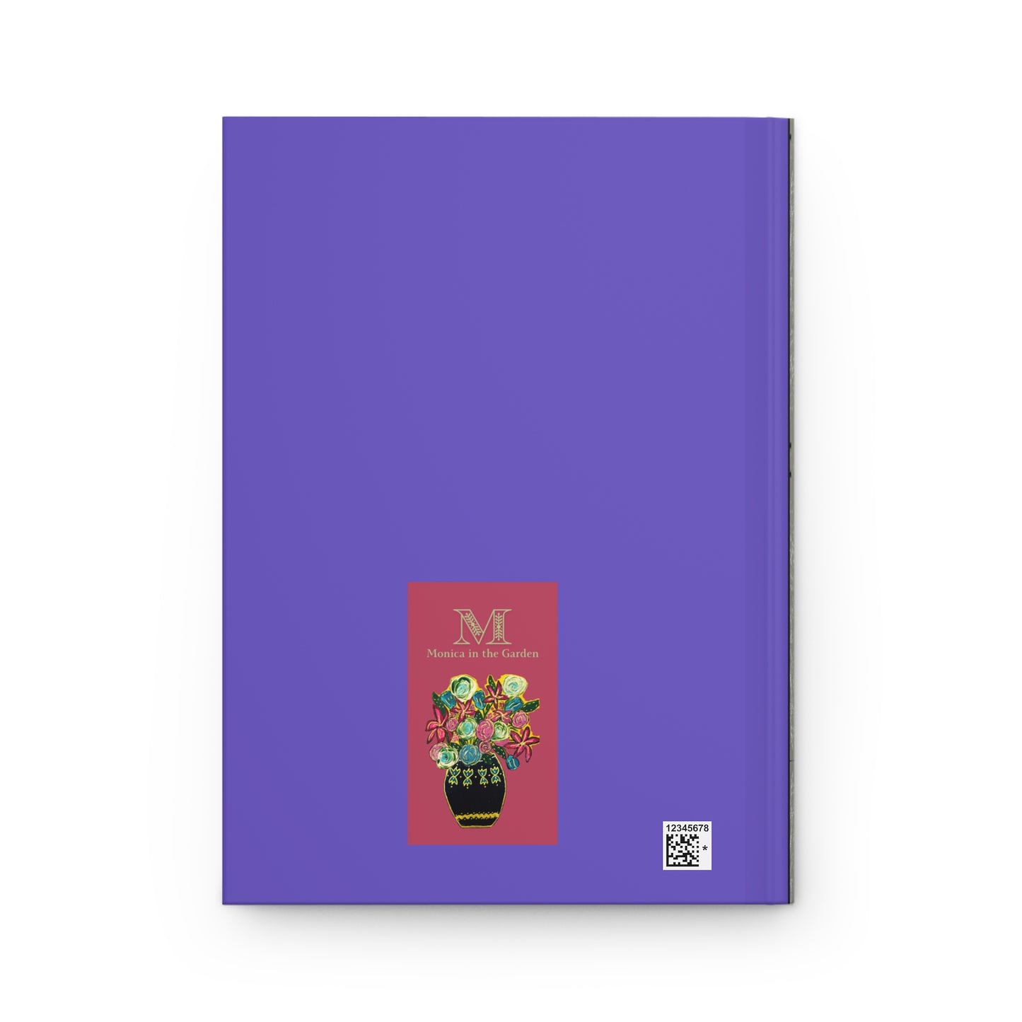 Hardcover Journal Matte - Lavendar Vase