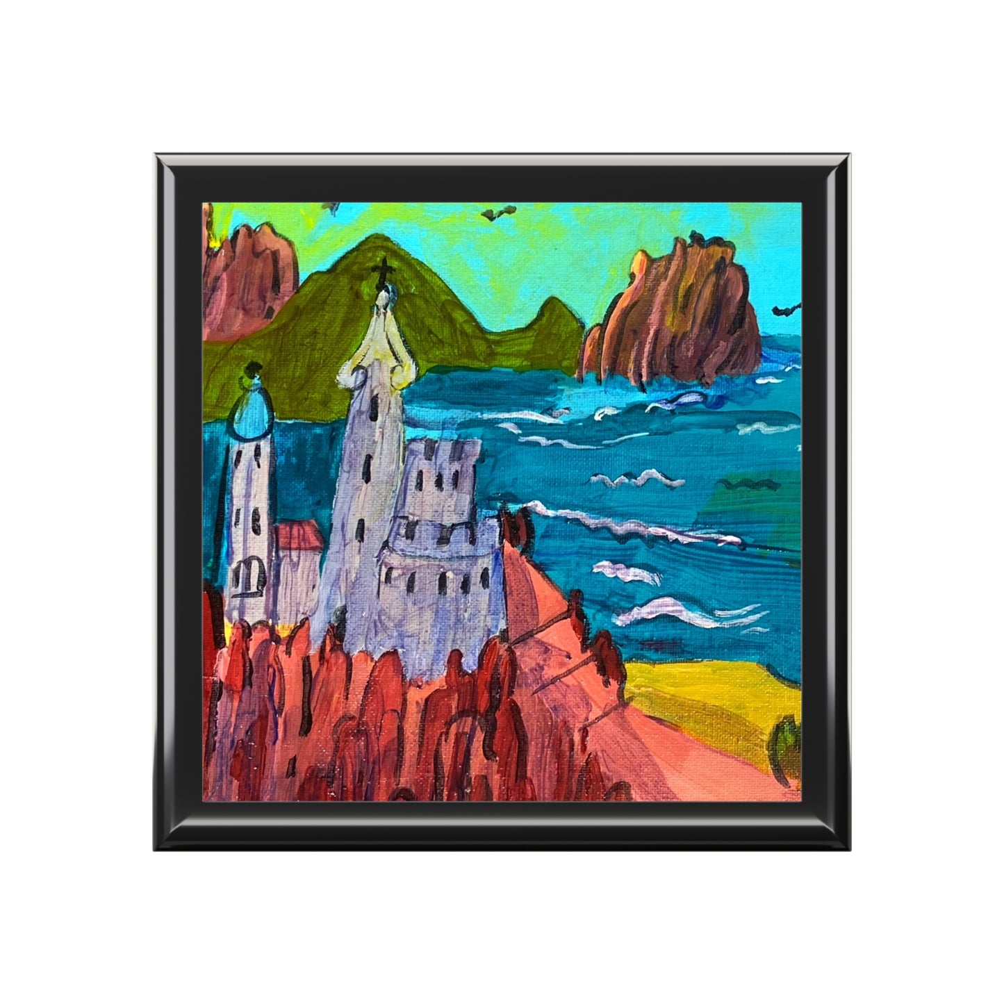 Jewelry and Keepsake Box - Mallorcan Coast