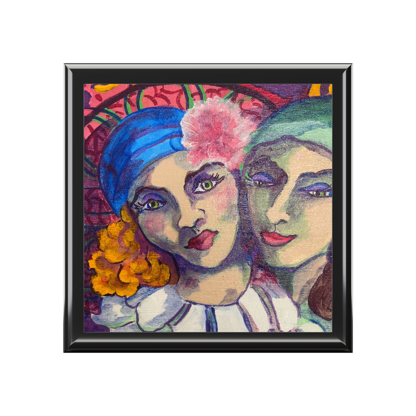 Jewelry and Keepsake Box - Pierrot & Columbina #2