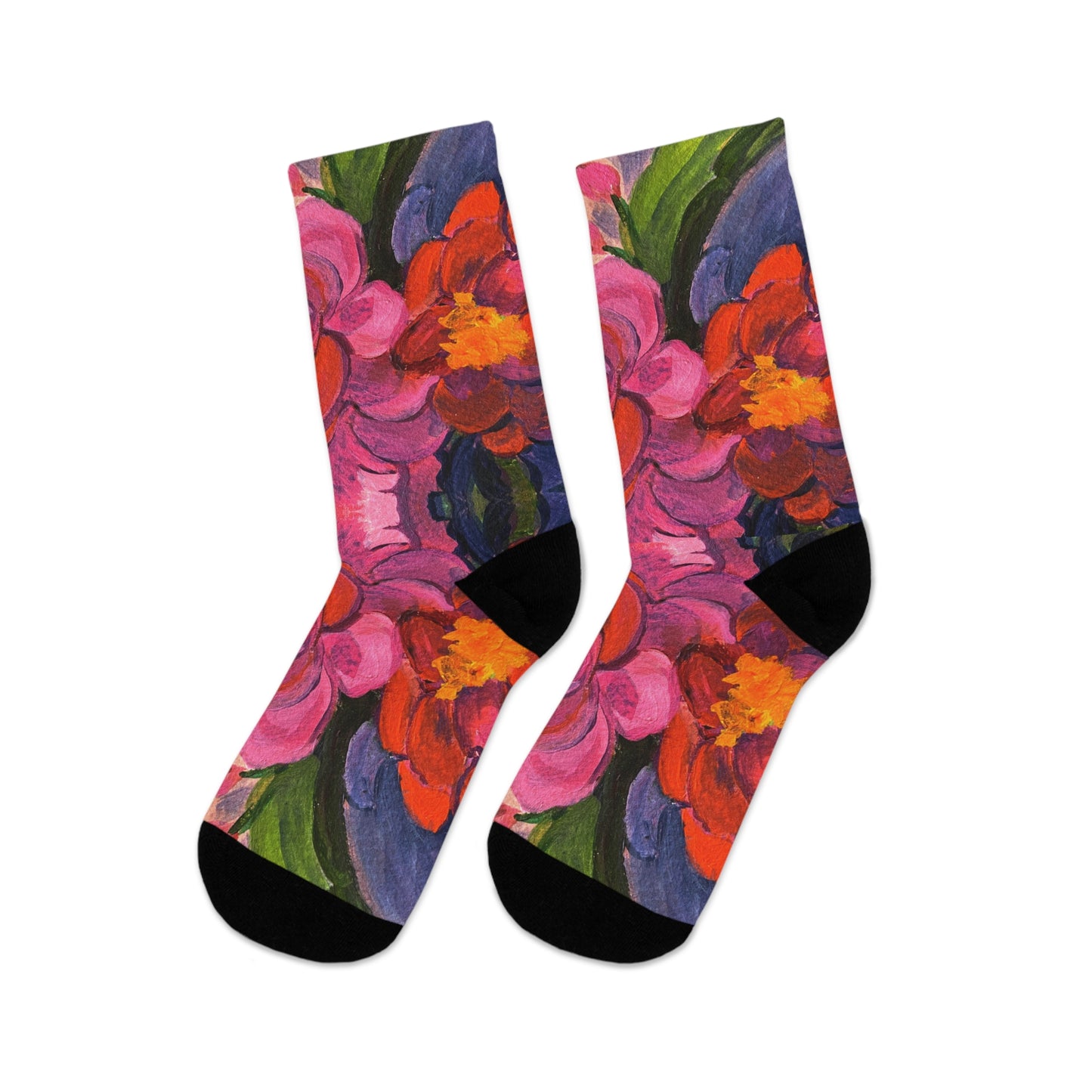Crew Socks - Pink Magnolias