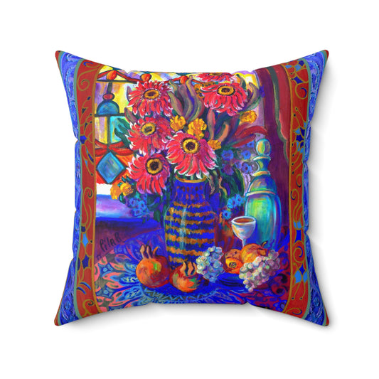 Decorative Pillow - Kitchen Zinneas