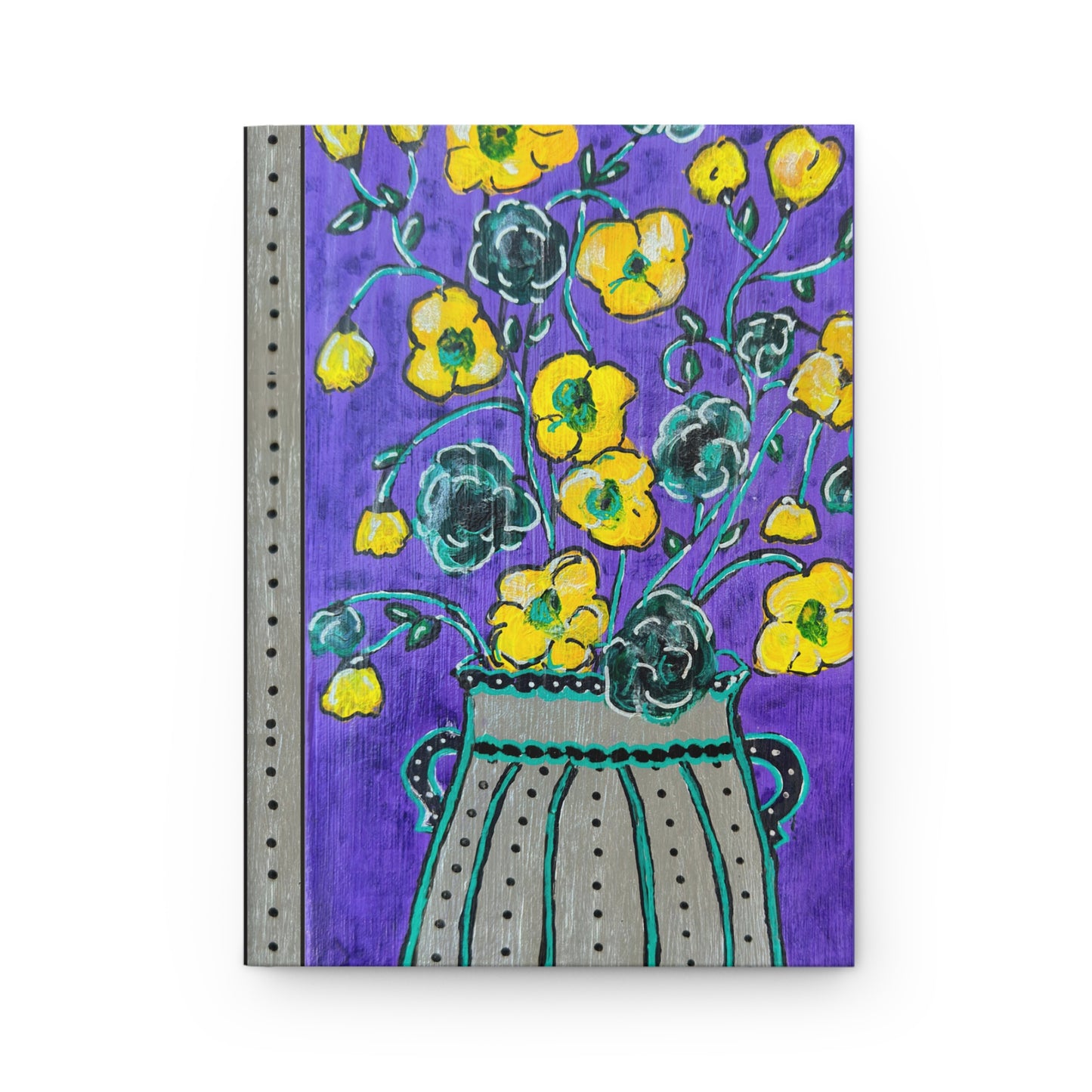 Hardcover Journal Matte - Lavendar Vase