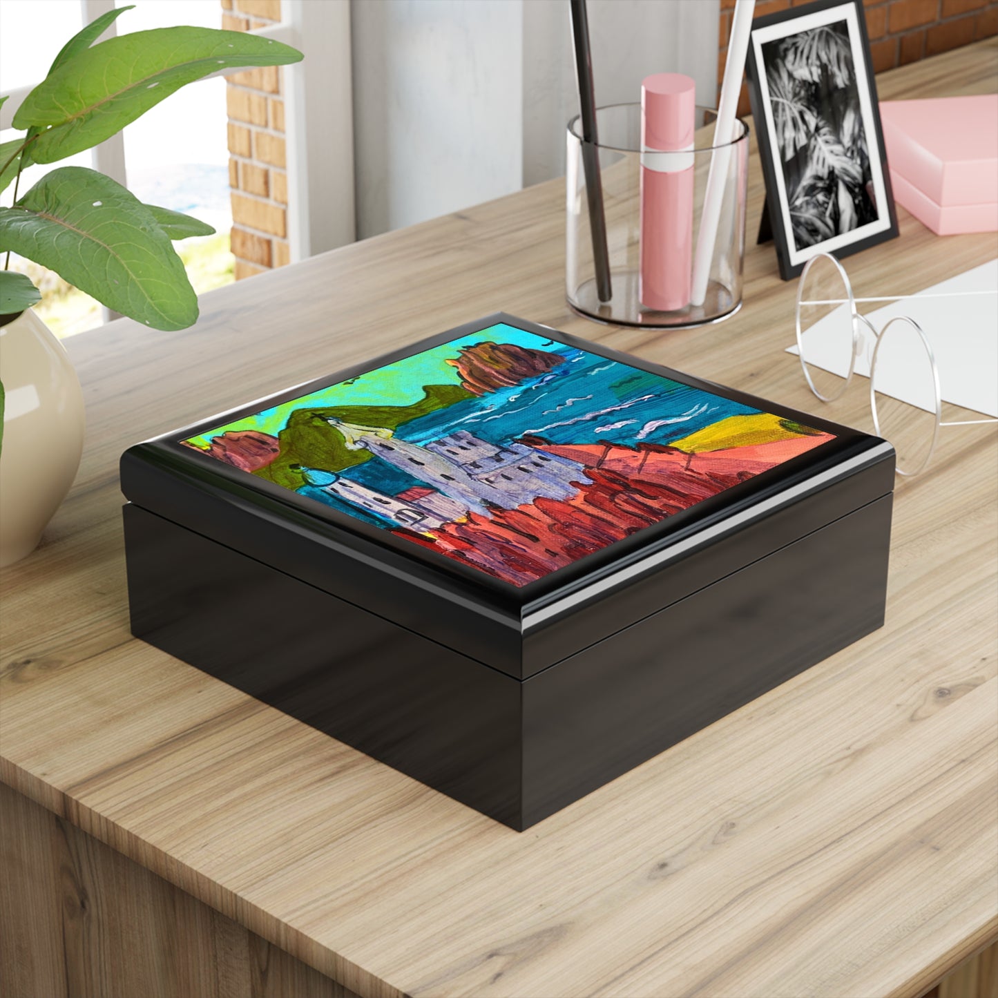 Jewelry and Keepsake Box - Mallorcan Coast