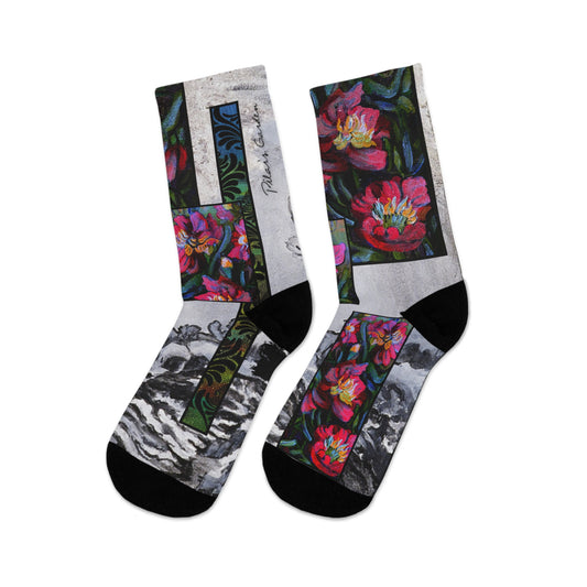 Magnolia Love Crew Socks