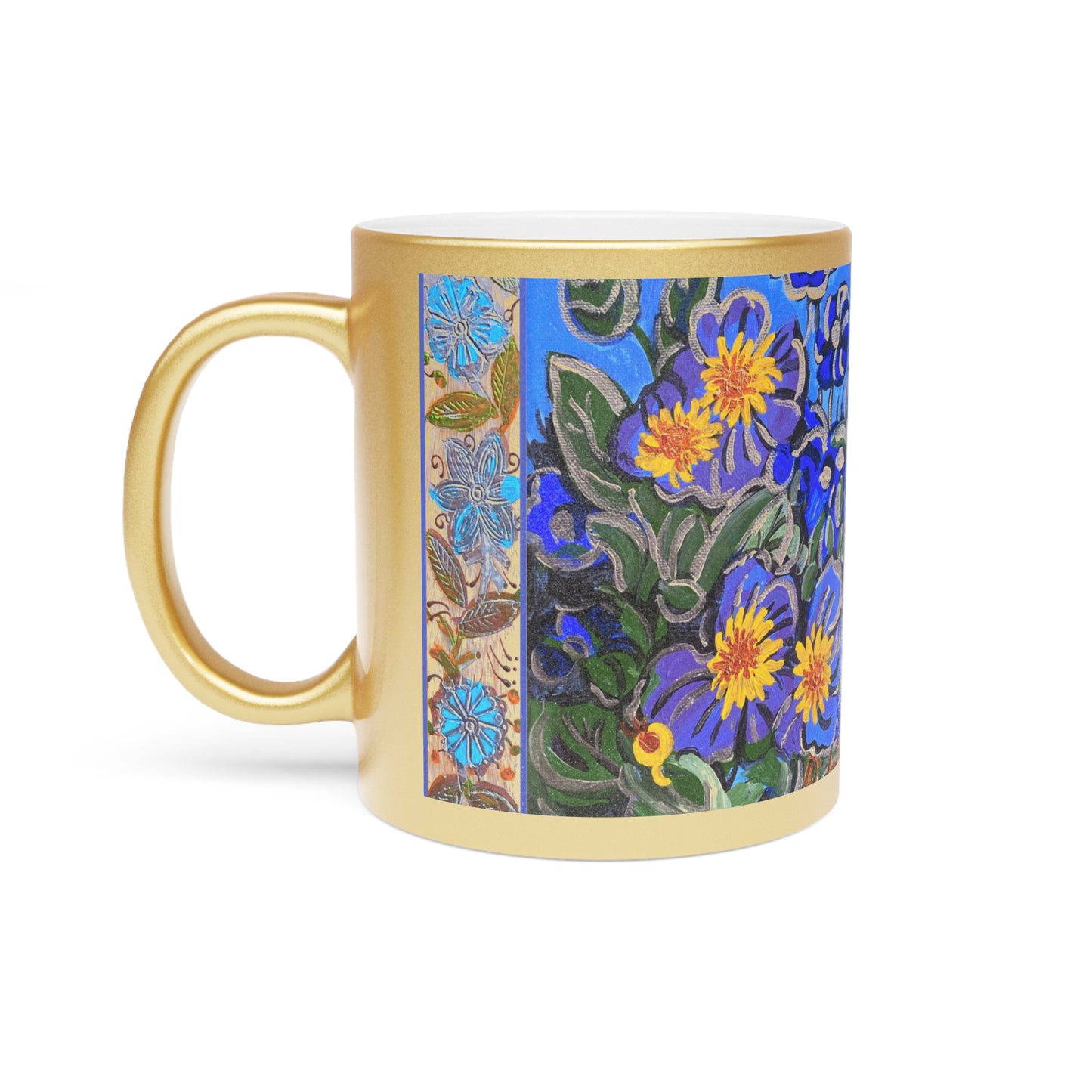 Metallic Mug (Silver\Gold) - The Happy Blues
