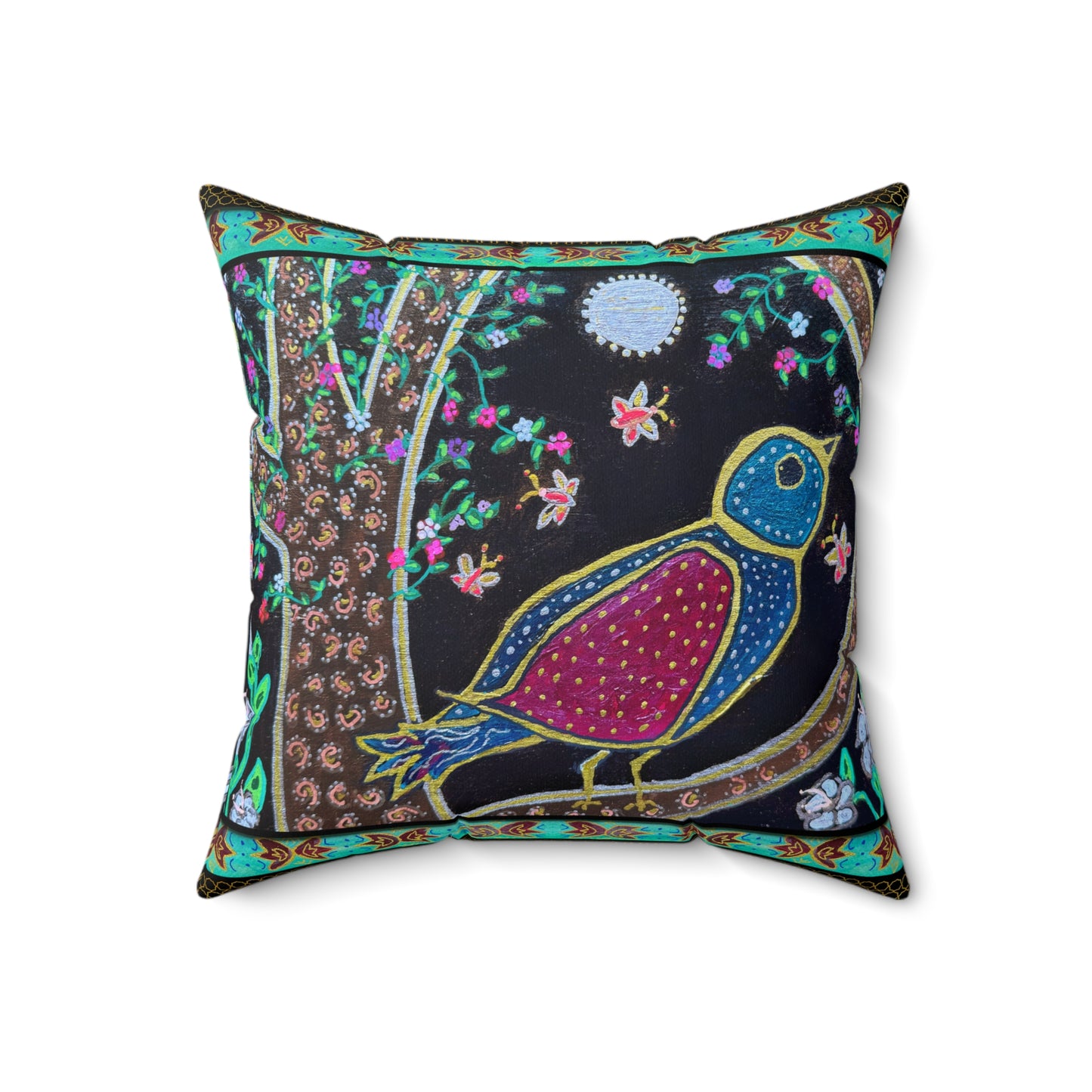 Decorative Pillow - Pajaro y Luna