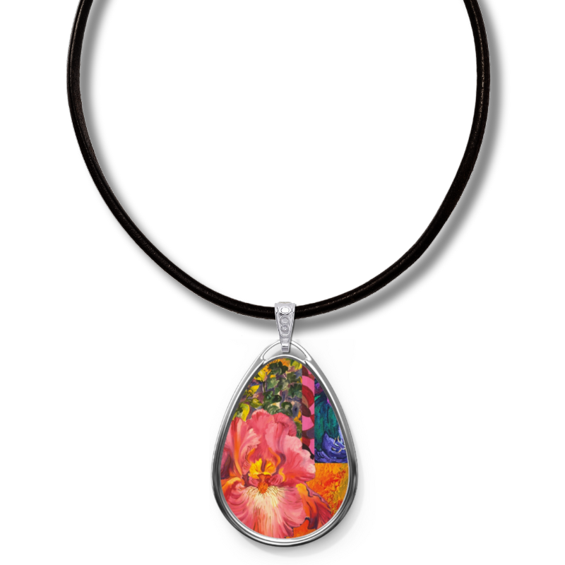 Oval Pendant - "Call Me Crazy"