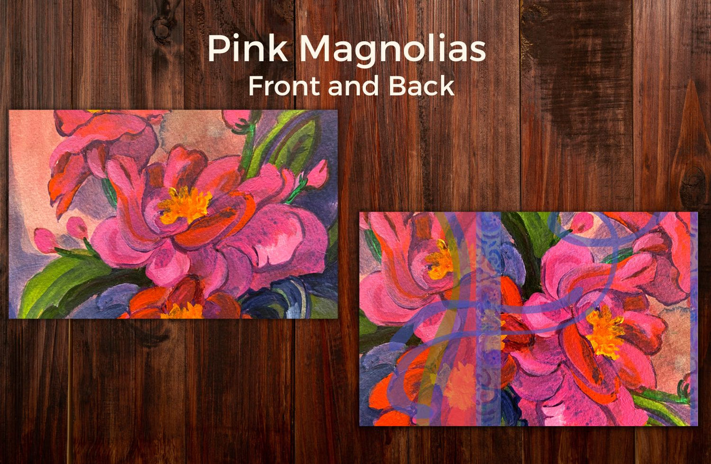 Placemats - Summer Flowers, Indoor/Outdoor (4 styles, Images on Both Sides)