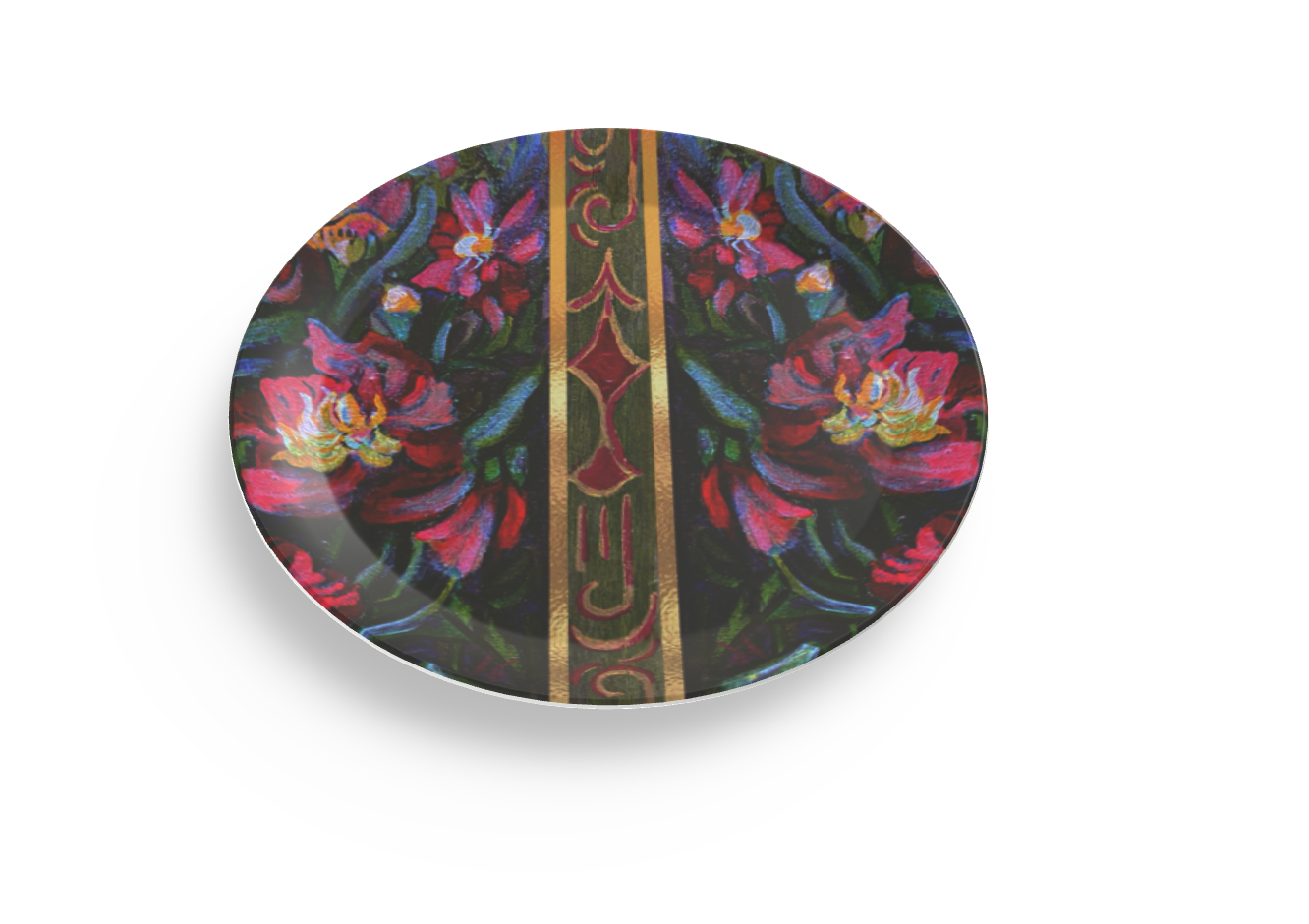 Melamine Plates - Flores Brillantes