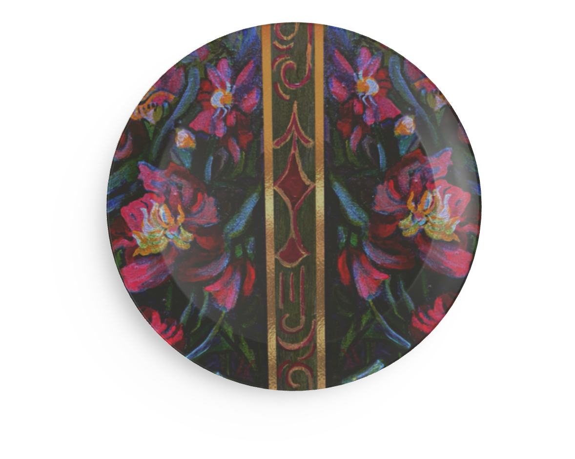 Melamine Plates - Flores Brillantes