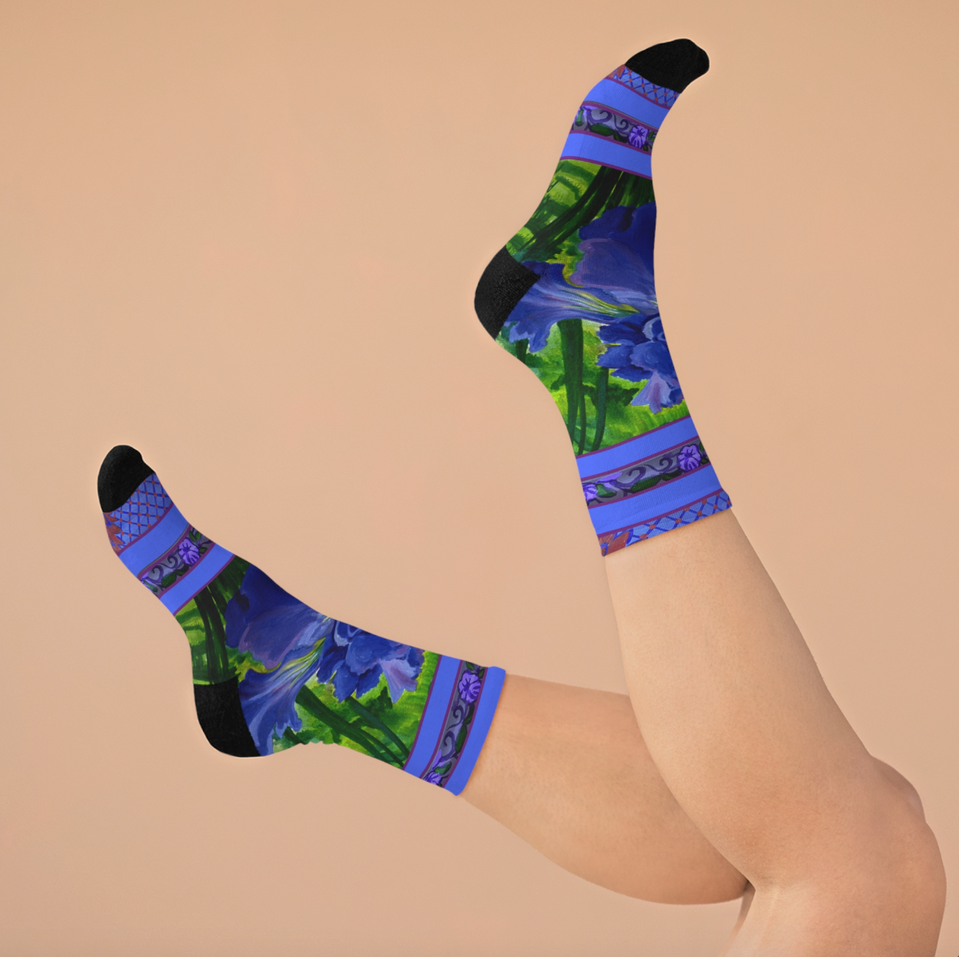 Crew Socks - Purple Iris
