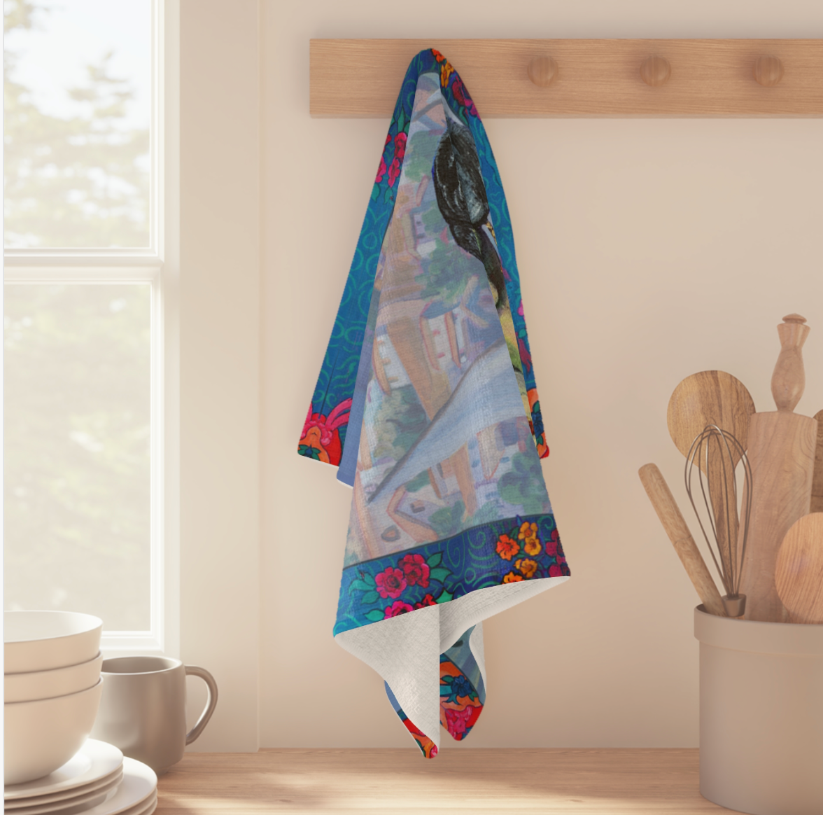 Cotton Tea Towel - Bernadette