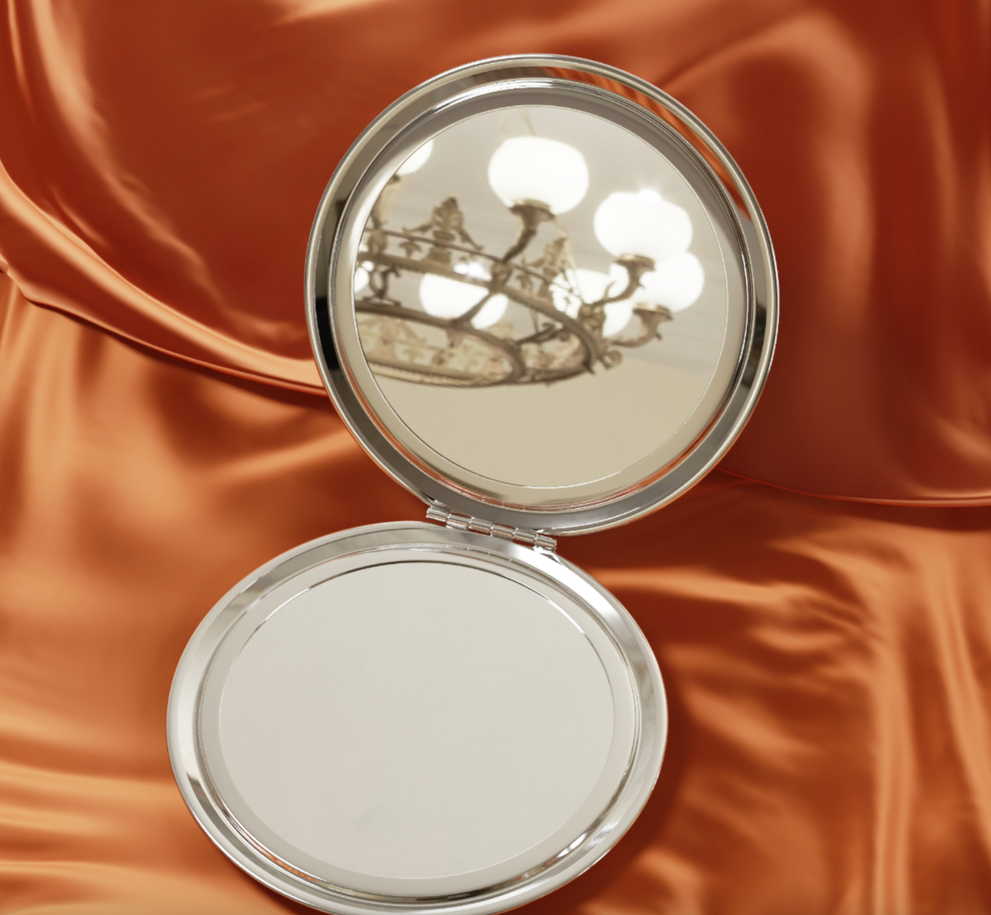 Compact Travel Mirror - Golden Garden