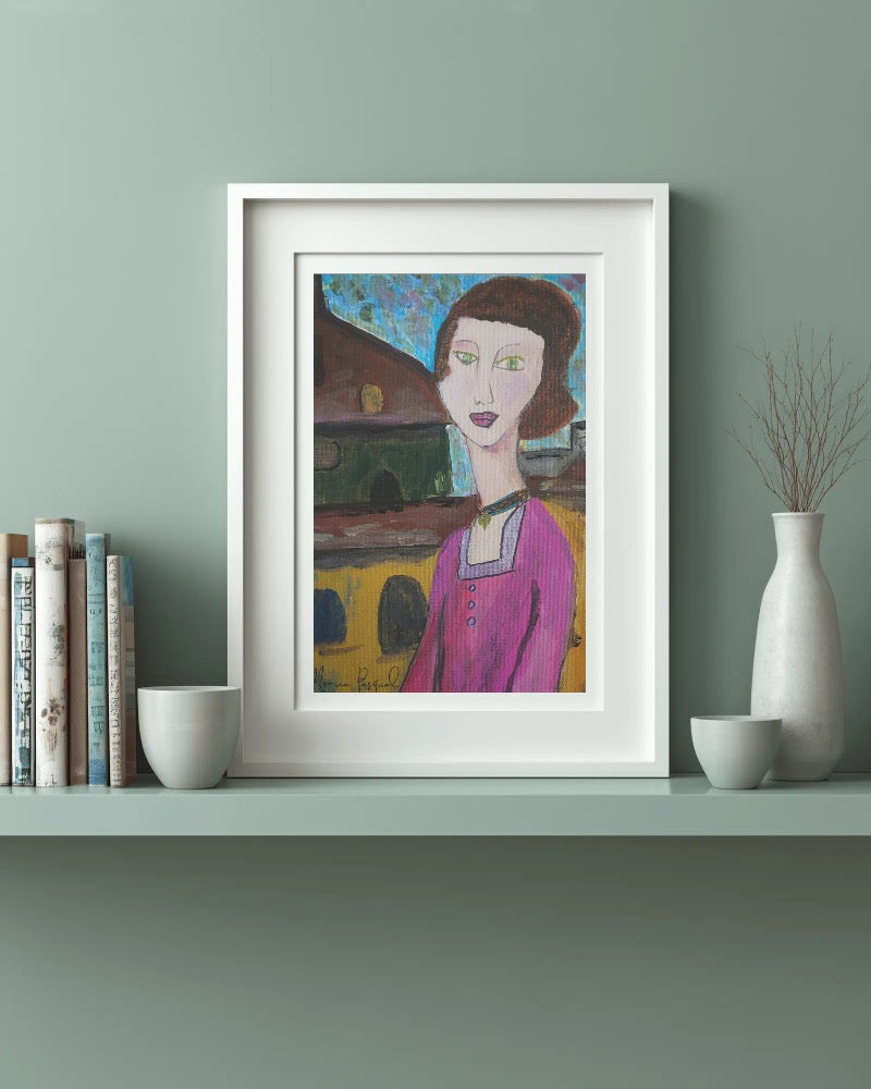 Fine Art Print - "Village Girl" by Monica Pasqual