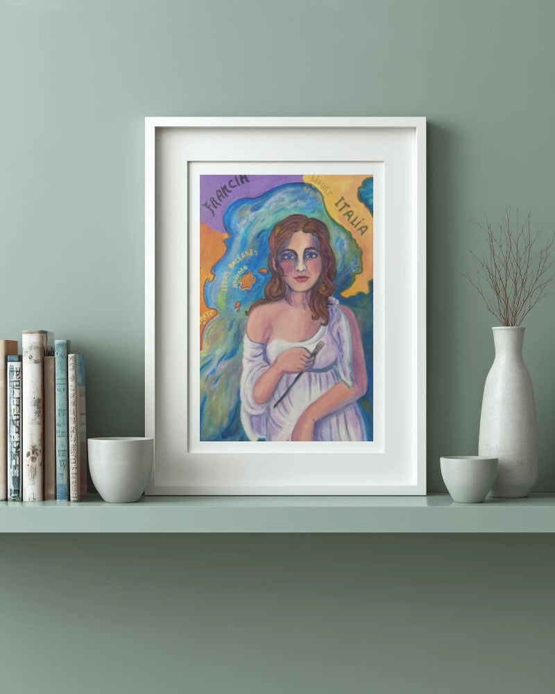 Fine Art Print - "I Came From the Sea With a Paintbrush in My Hand", Pilar Pobil