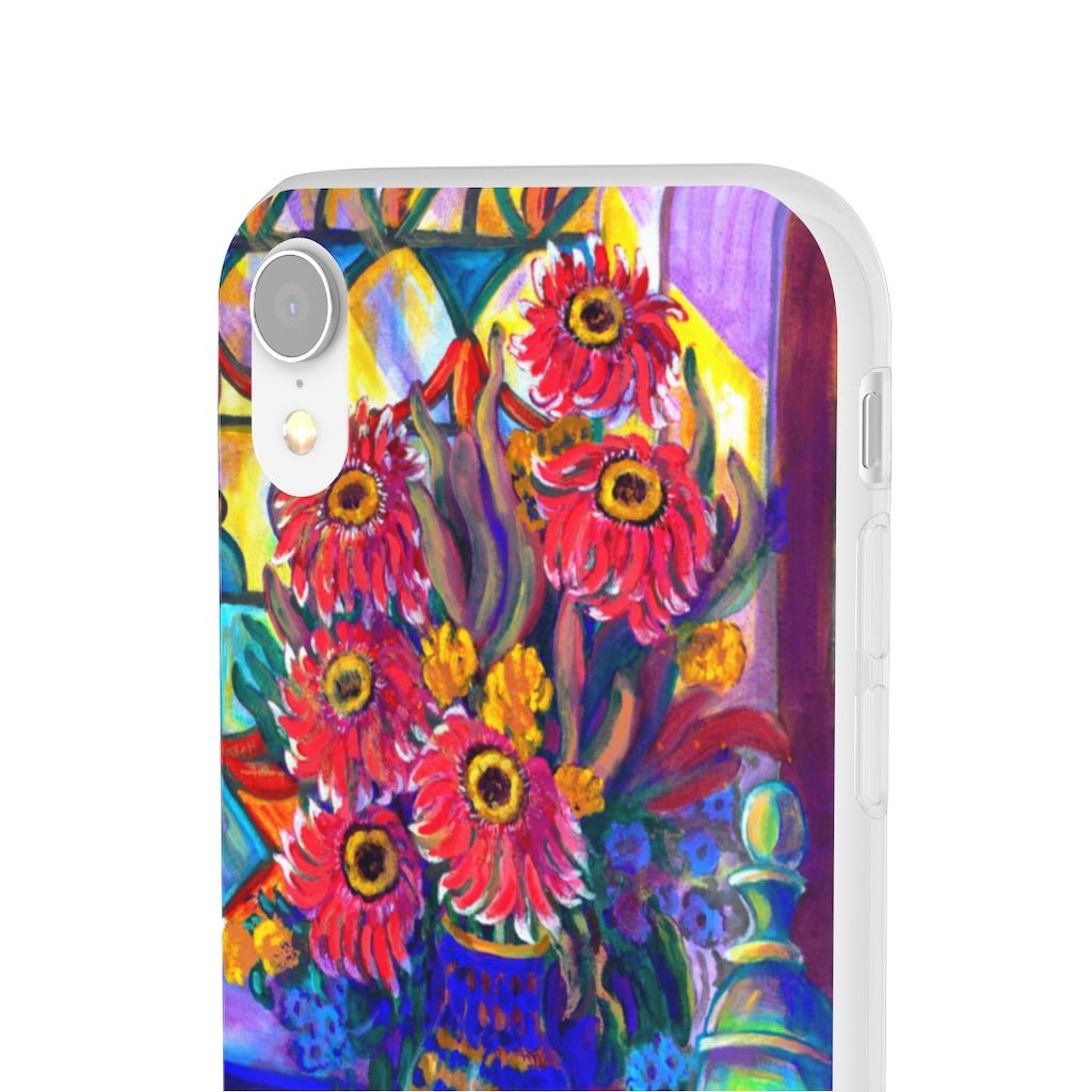 Flexi Cases - Zinnias and Stained Glass