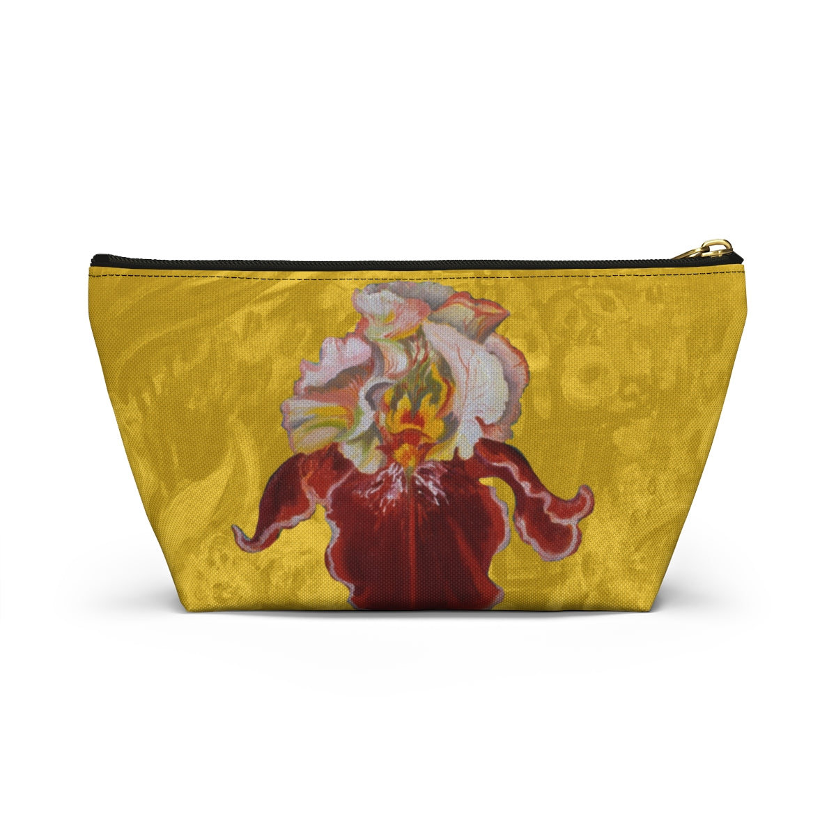 Perfect Pouch "Iris on Yellow"