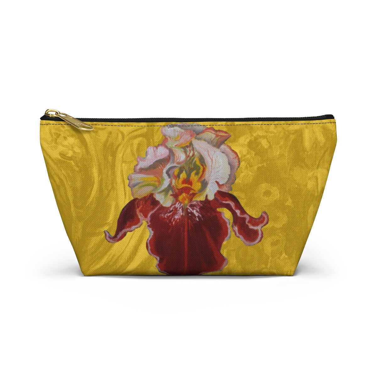 Perfect Pouch "Iris on Yellow"