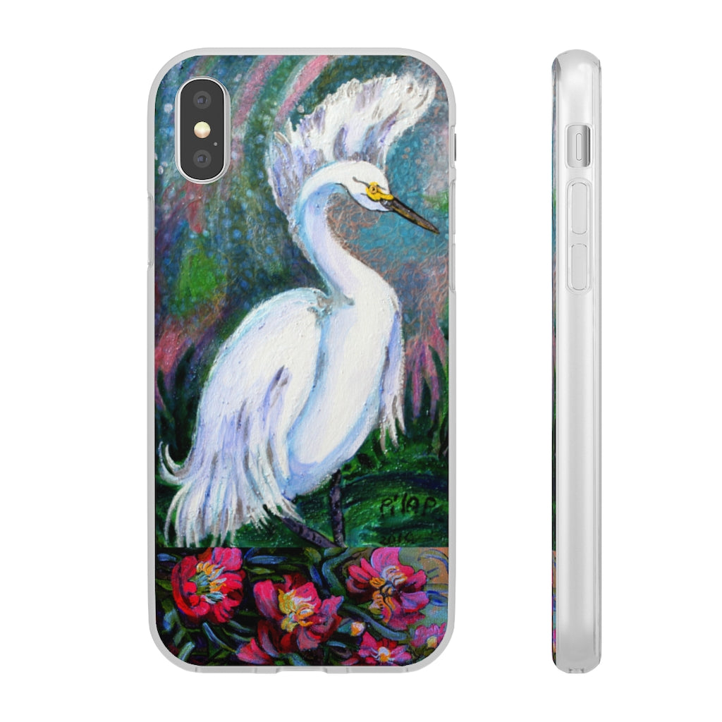 Phone Case, "Snowy Egret"