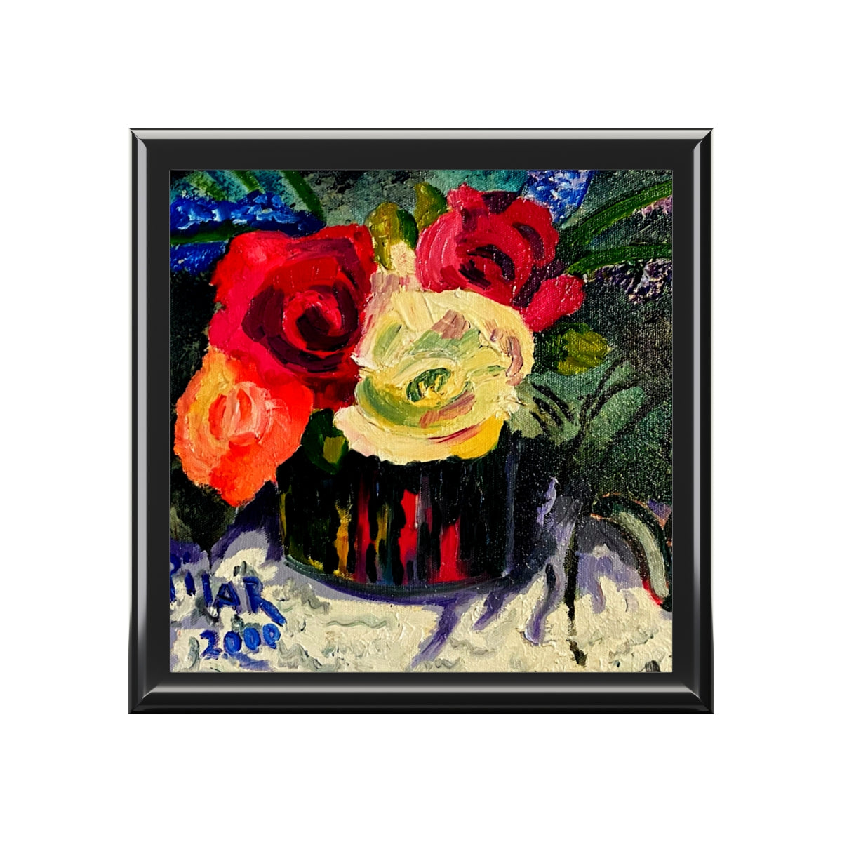 Jewelry and Keepsake Box "Tea Roses"