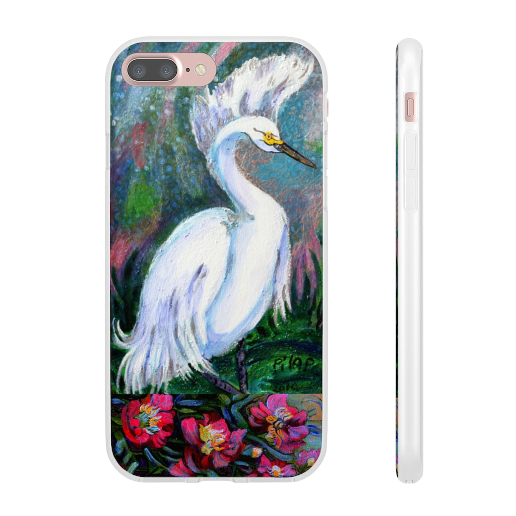 Phone Case, "Snowy Egret"