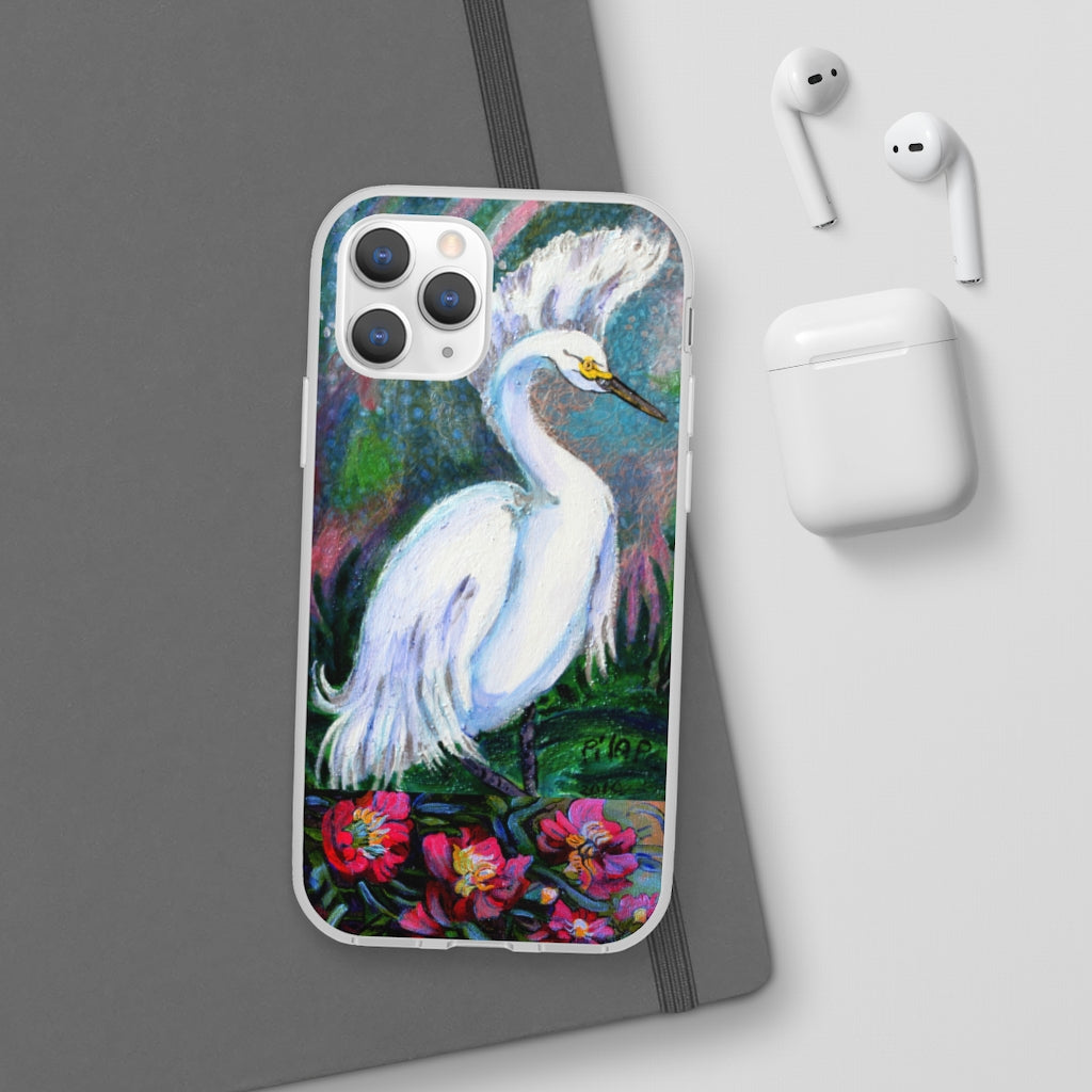 Phone Case, "Snowy Egret"