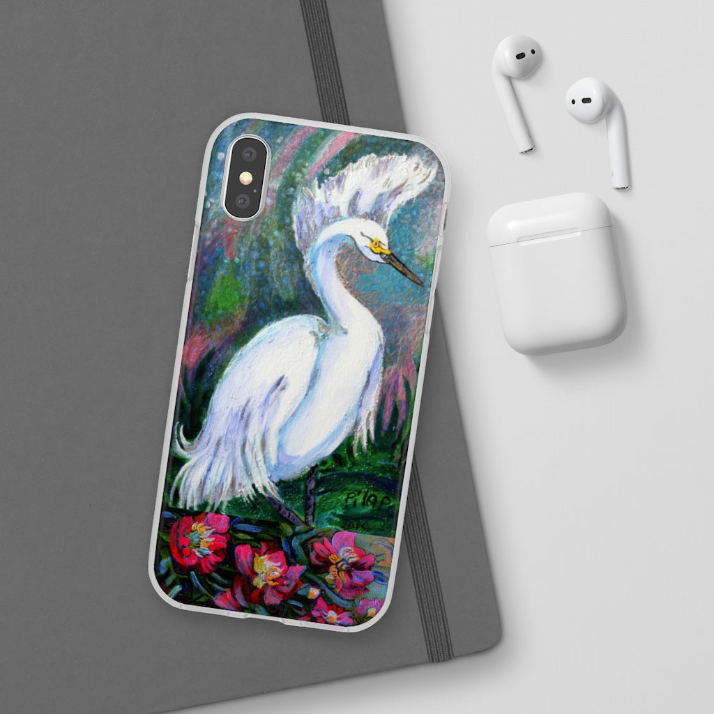 Phone Case, "Snowy Egret"