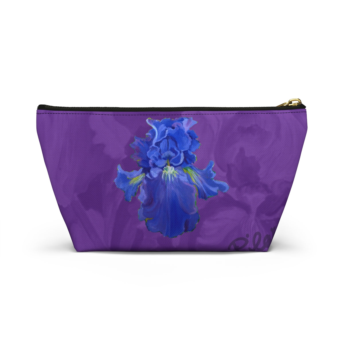 Perfect Pouch "Iris on Purple