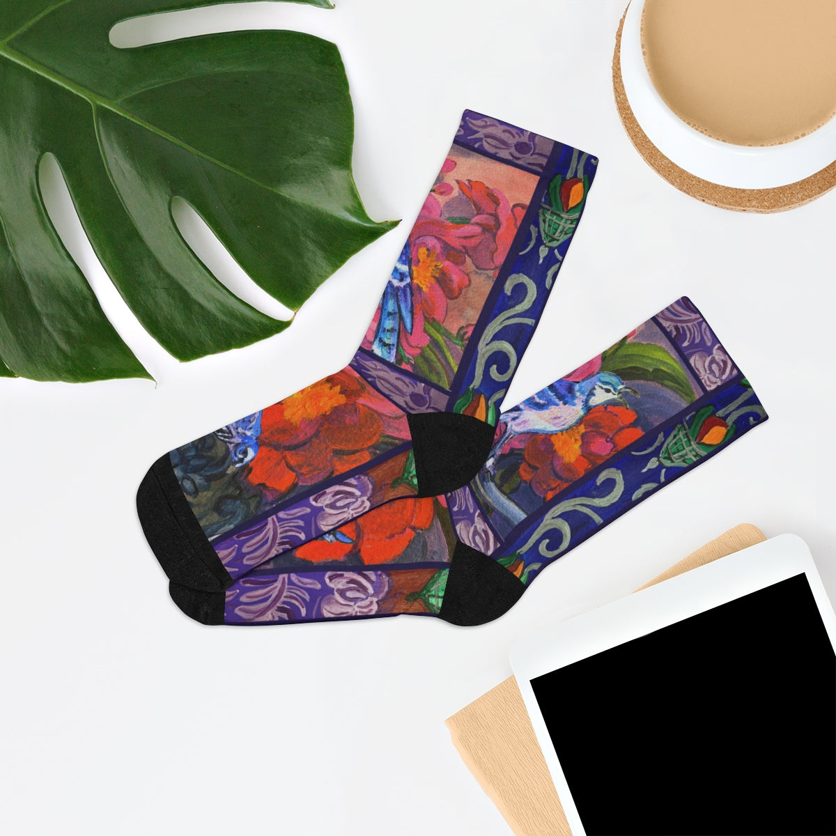 Crew Socks "Bluebirds"