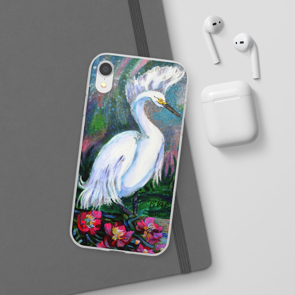 Phone Case, "Snowy Egret"