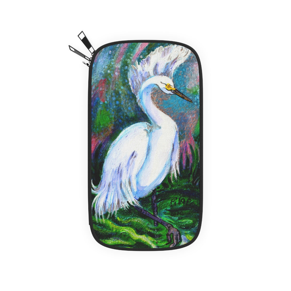 Passport Wallet - Snowy Egret
