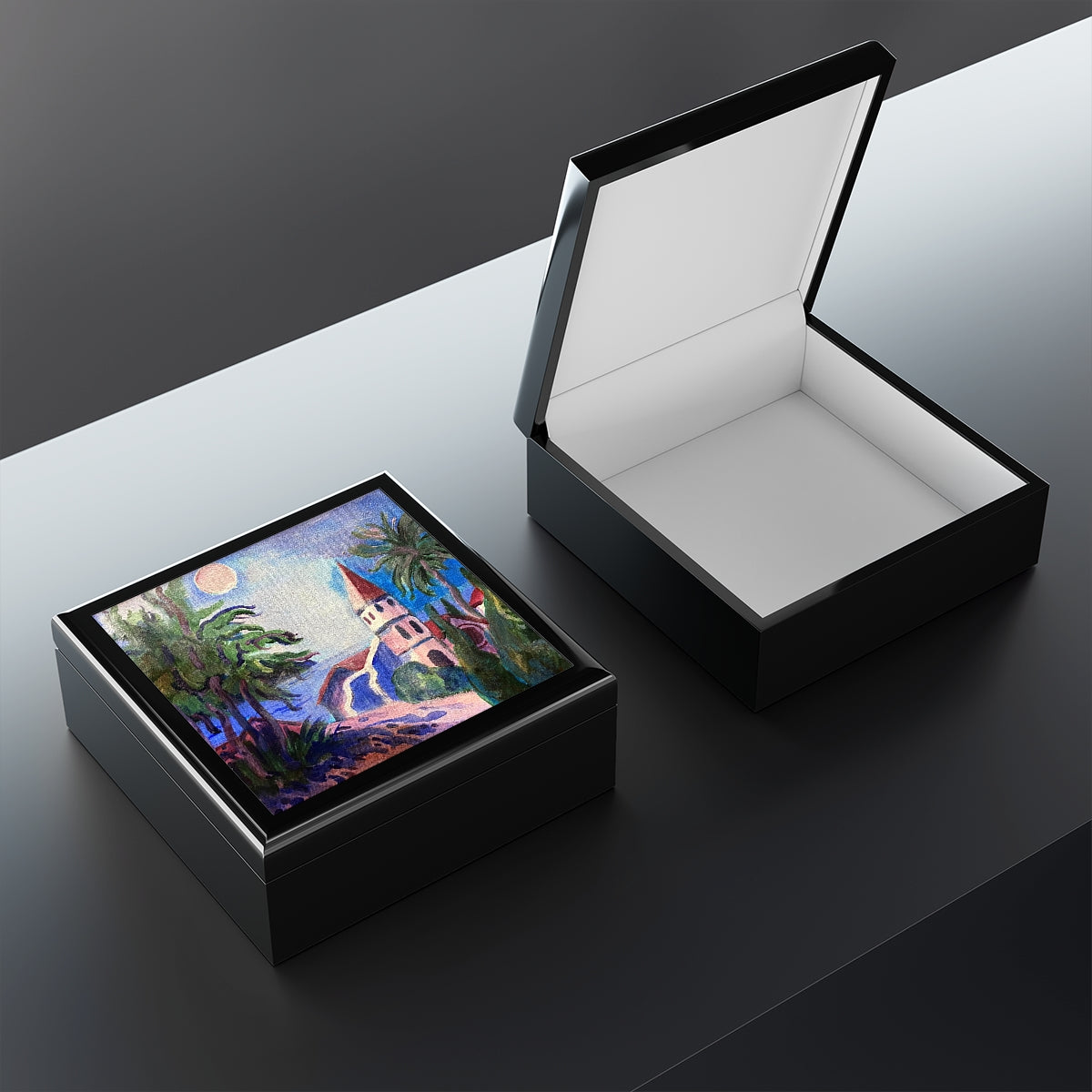 Jewelry and Keepsake Box "Luna Llena"