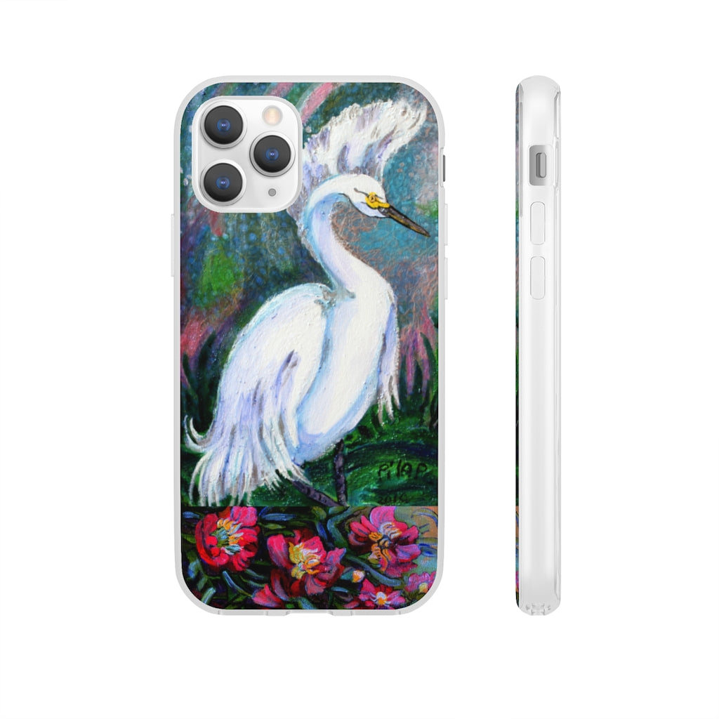 Phone Case, "Snowy Egret"