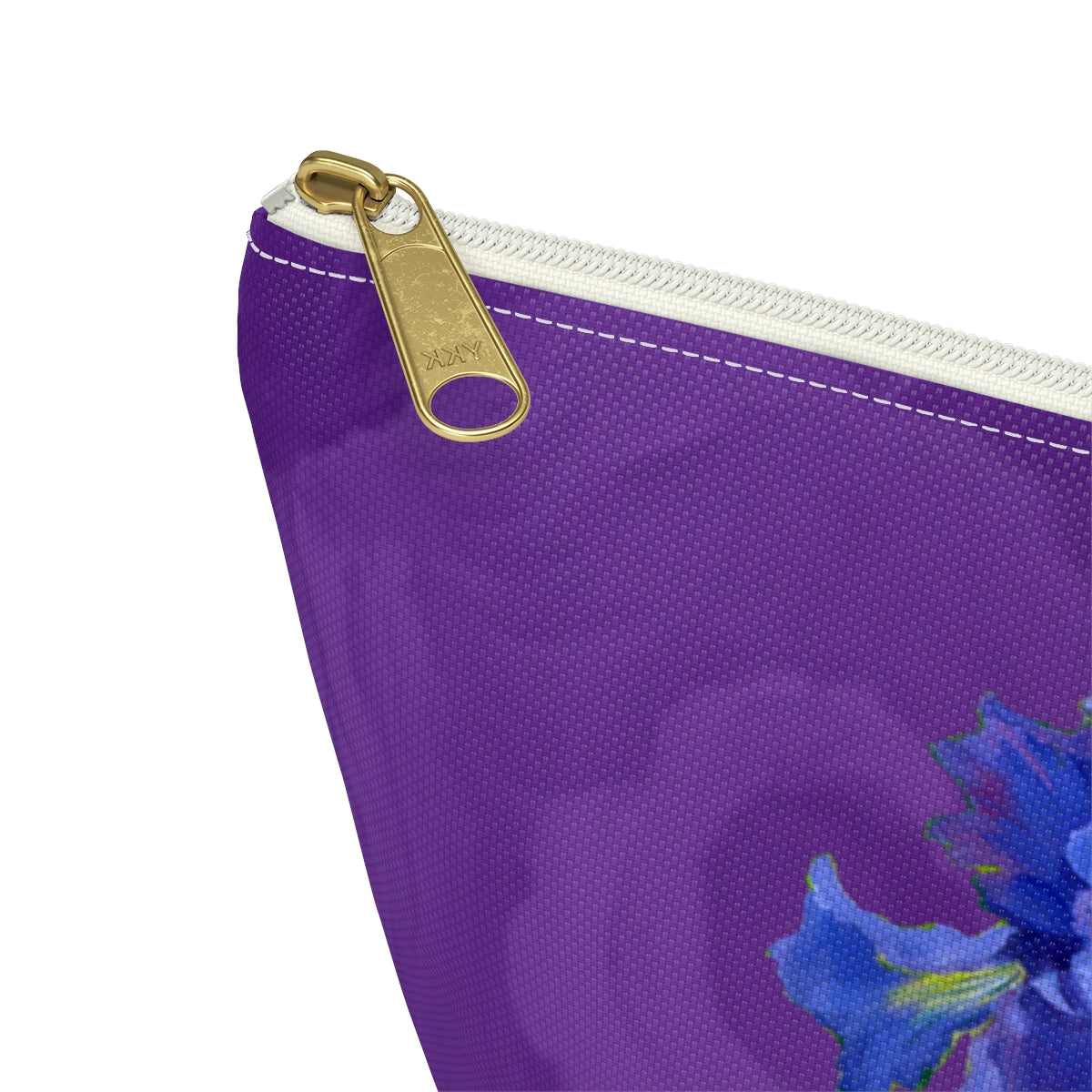 Perfect Pouch "Iris on Purple