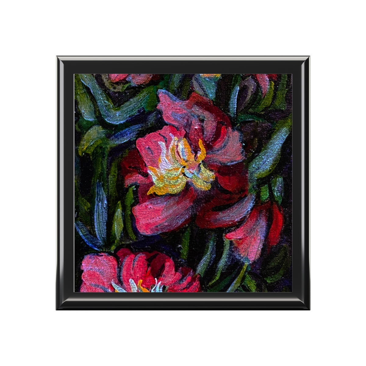 Jewelry and Keepsake Box "Flores Brillantes"