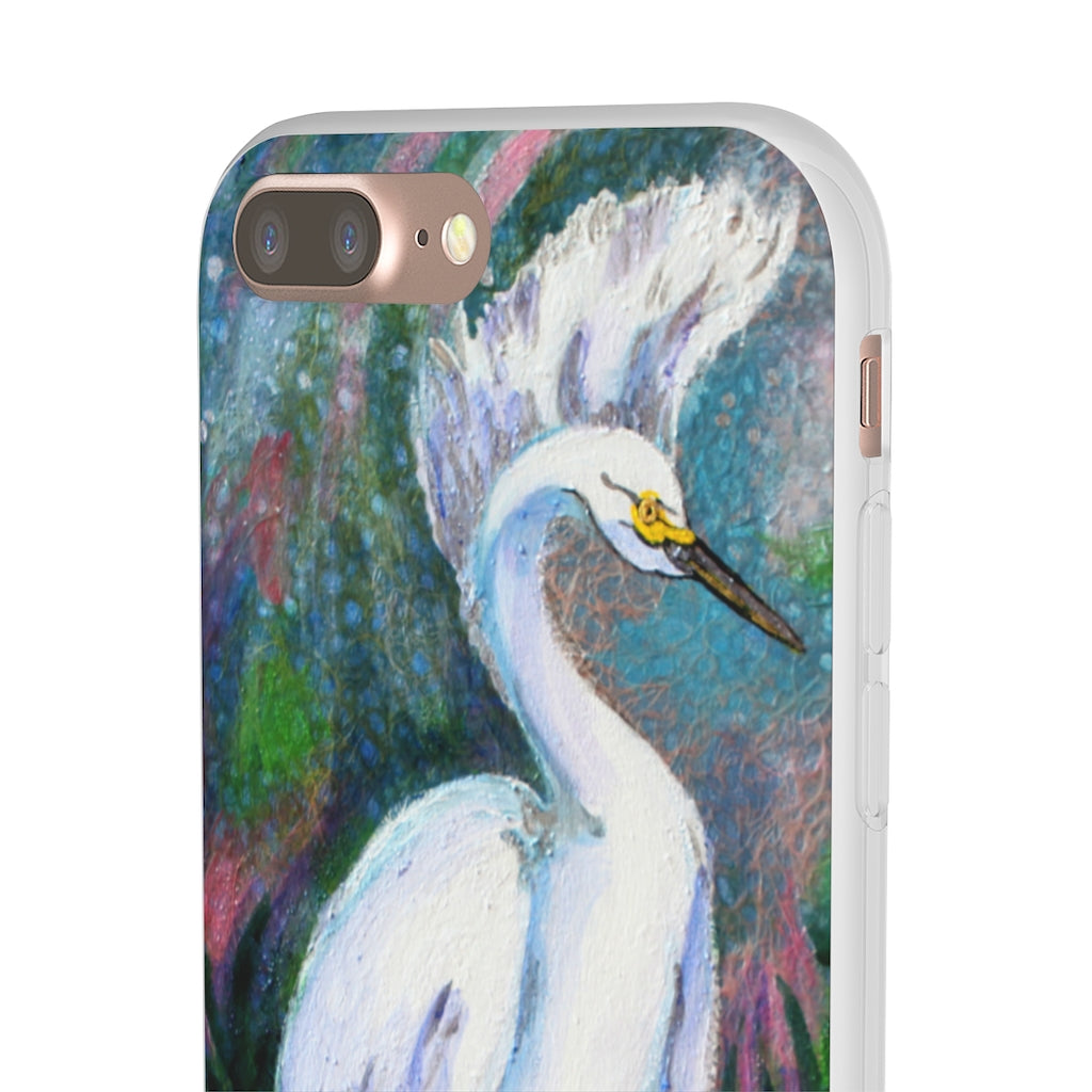 Phone Case, "Snowy Egret"