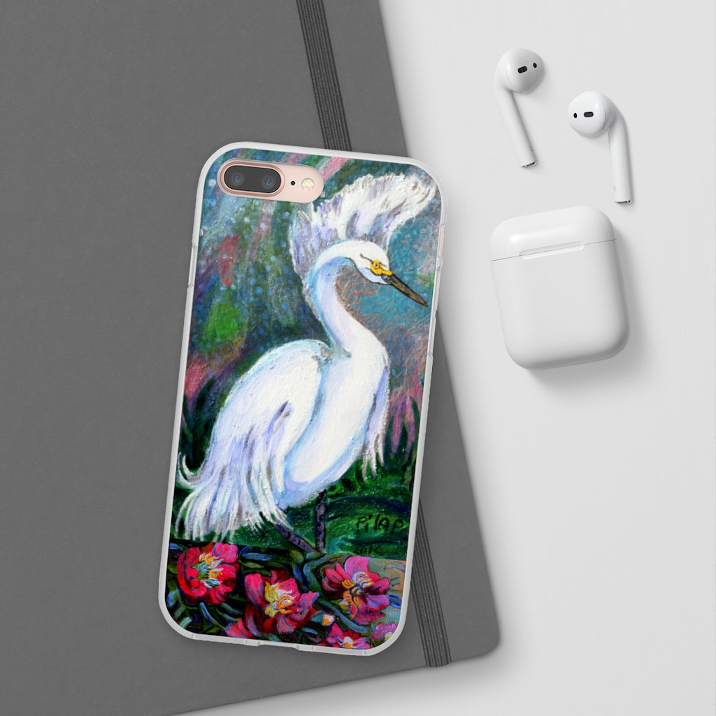 Phone Case, "Snowy Egret"