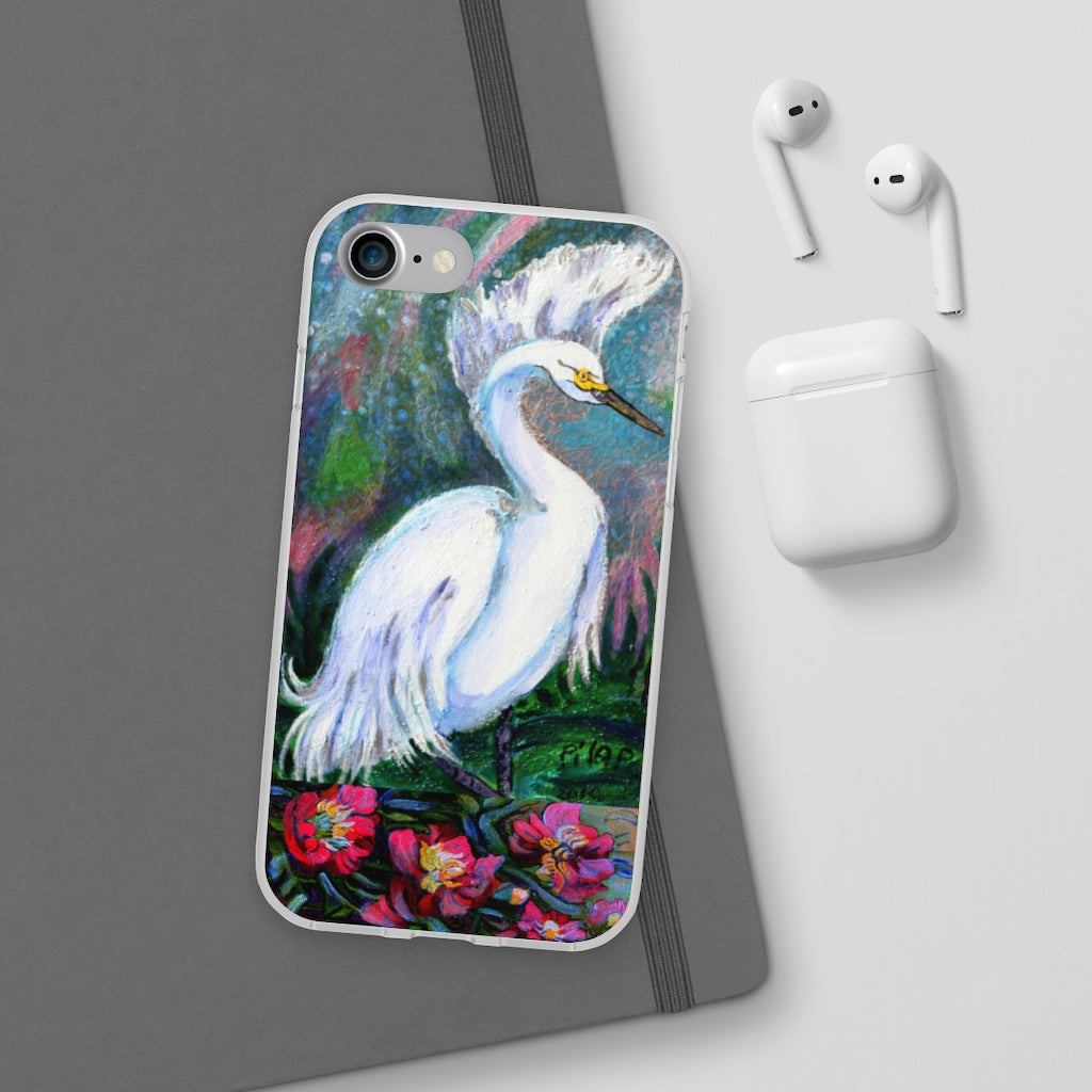 Phone Case, "Snowy Egret"