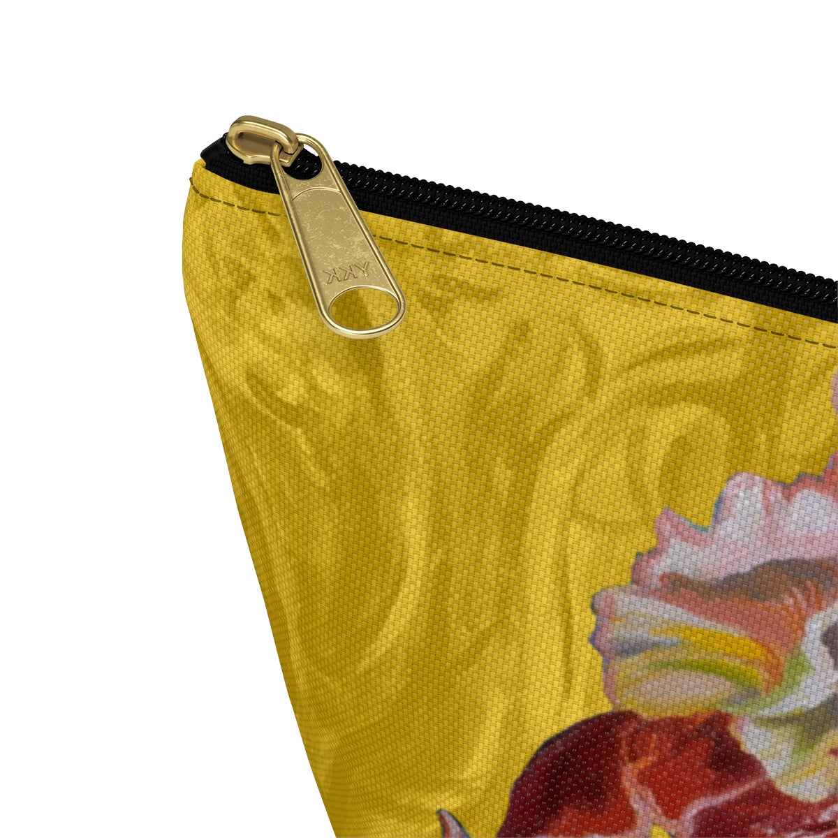 Perfect Pouch "Iris on Yellow"