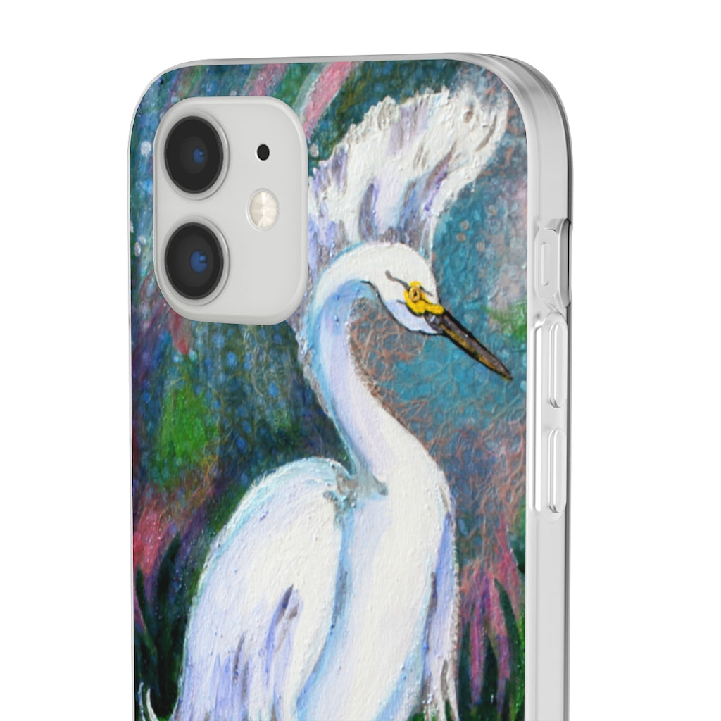 Phone Case, "Snowy Egret"