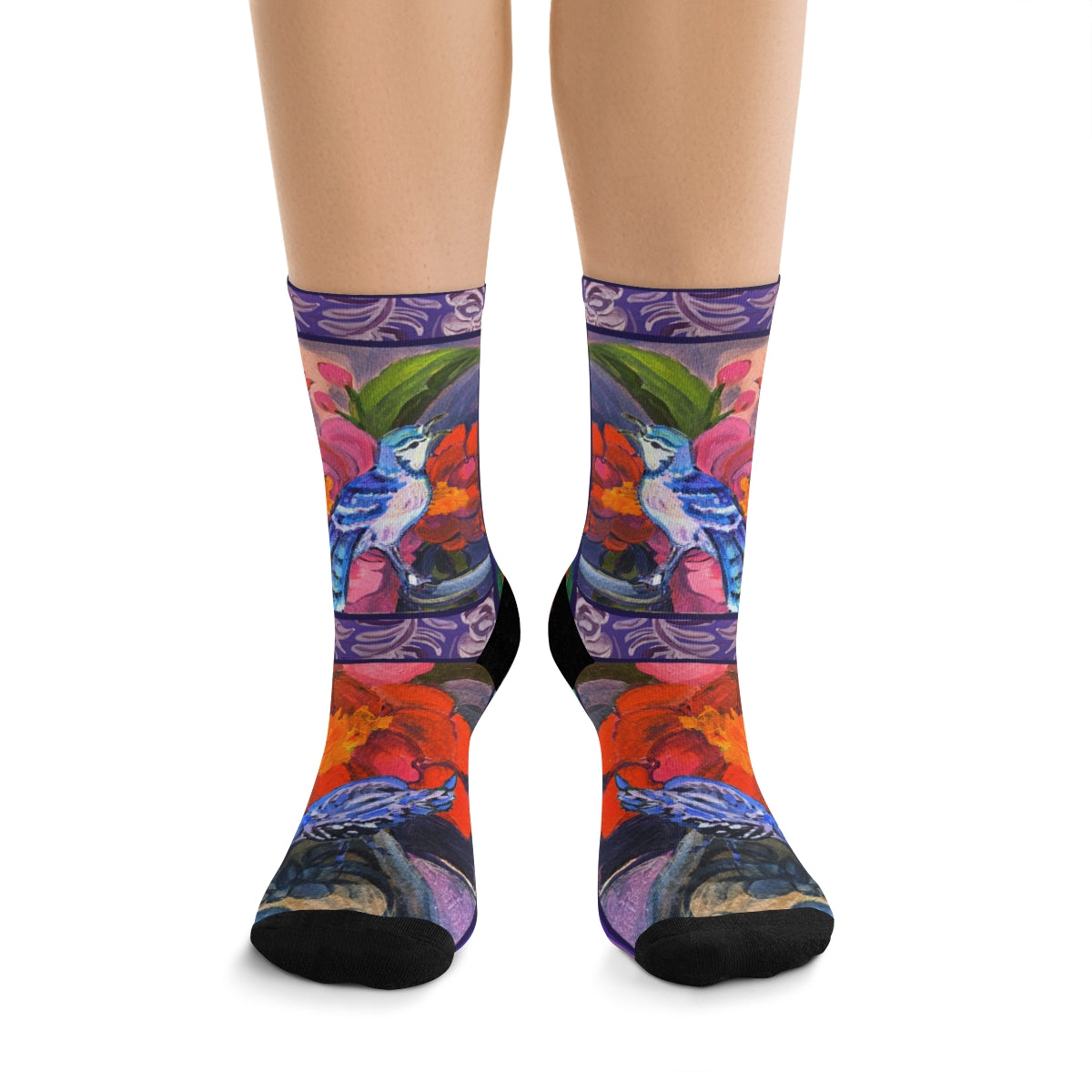 Crew Socks "Bluebirds"