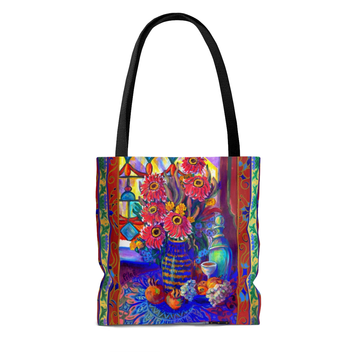 Tote Bag - "Kitchen Zinneas"