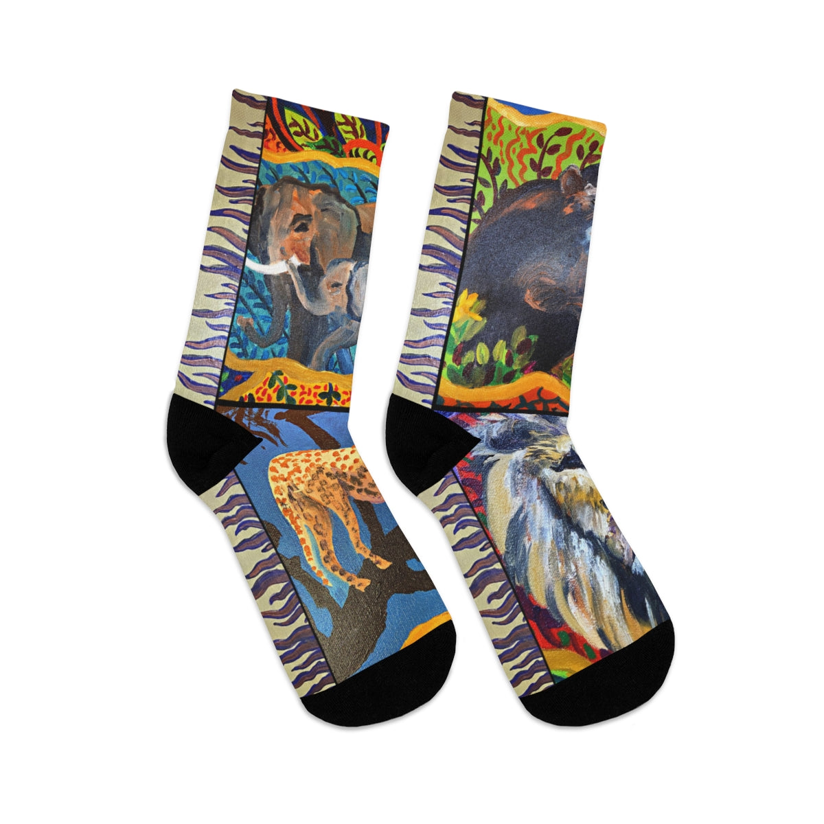 Crew Socks - African Fauna