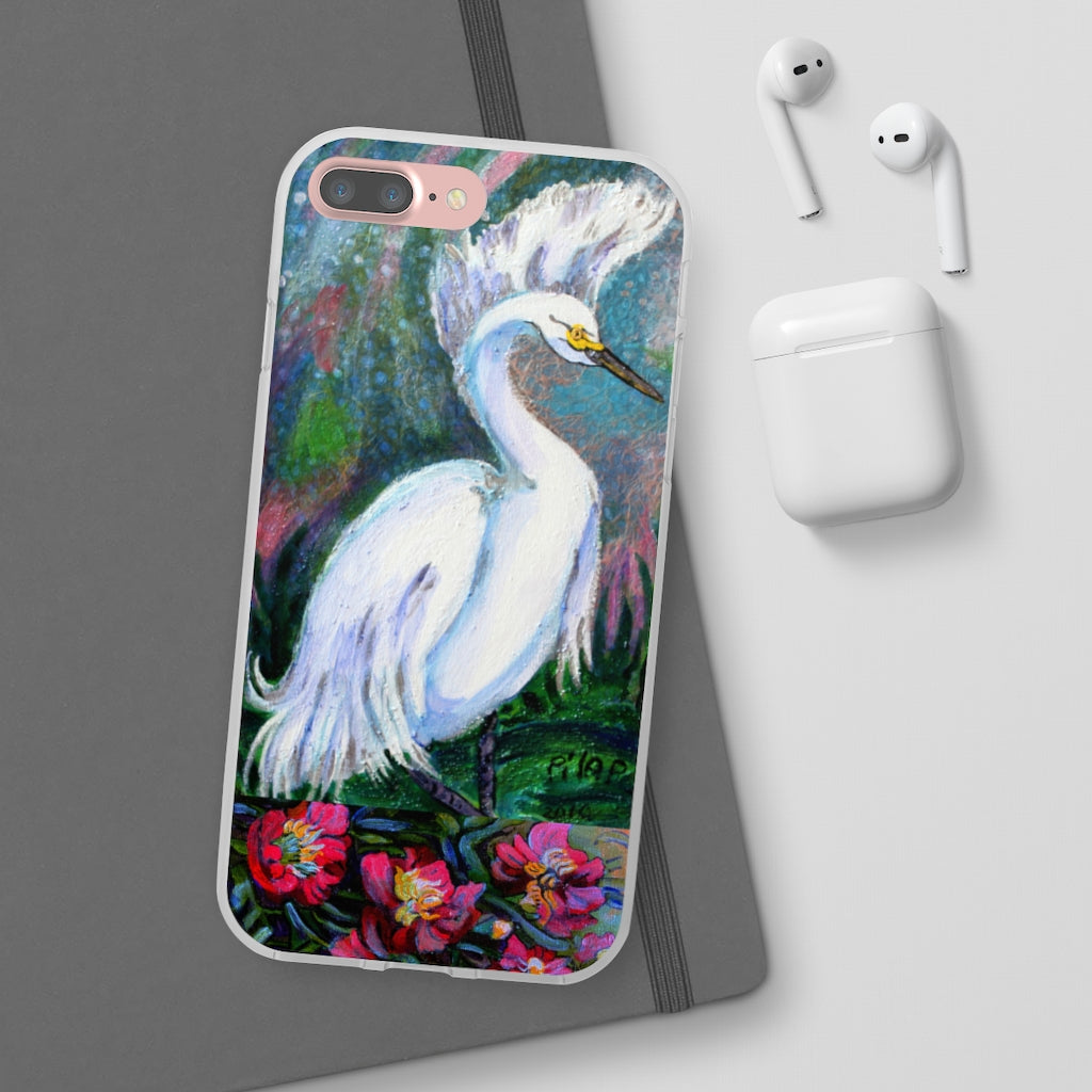 Phone Case, "Snowy Egret"