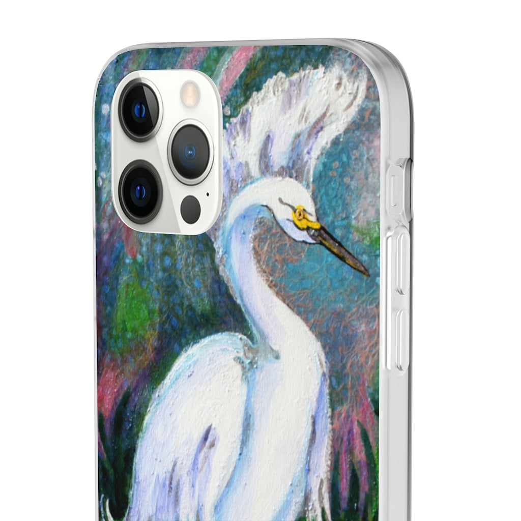 Phone Case, "Snowy Egret"