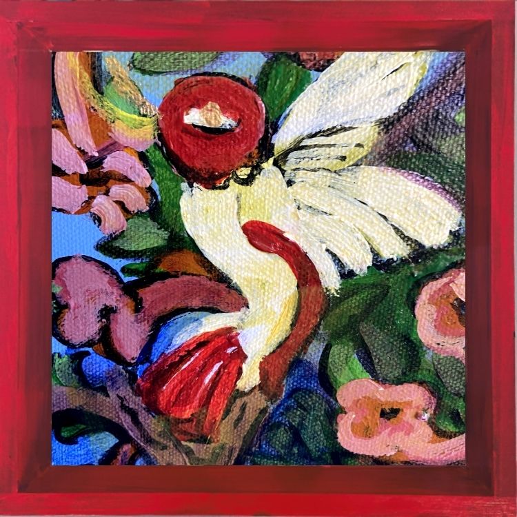 Catch-All Tray - Small Square -Hummingbird