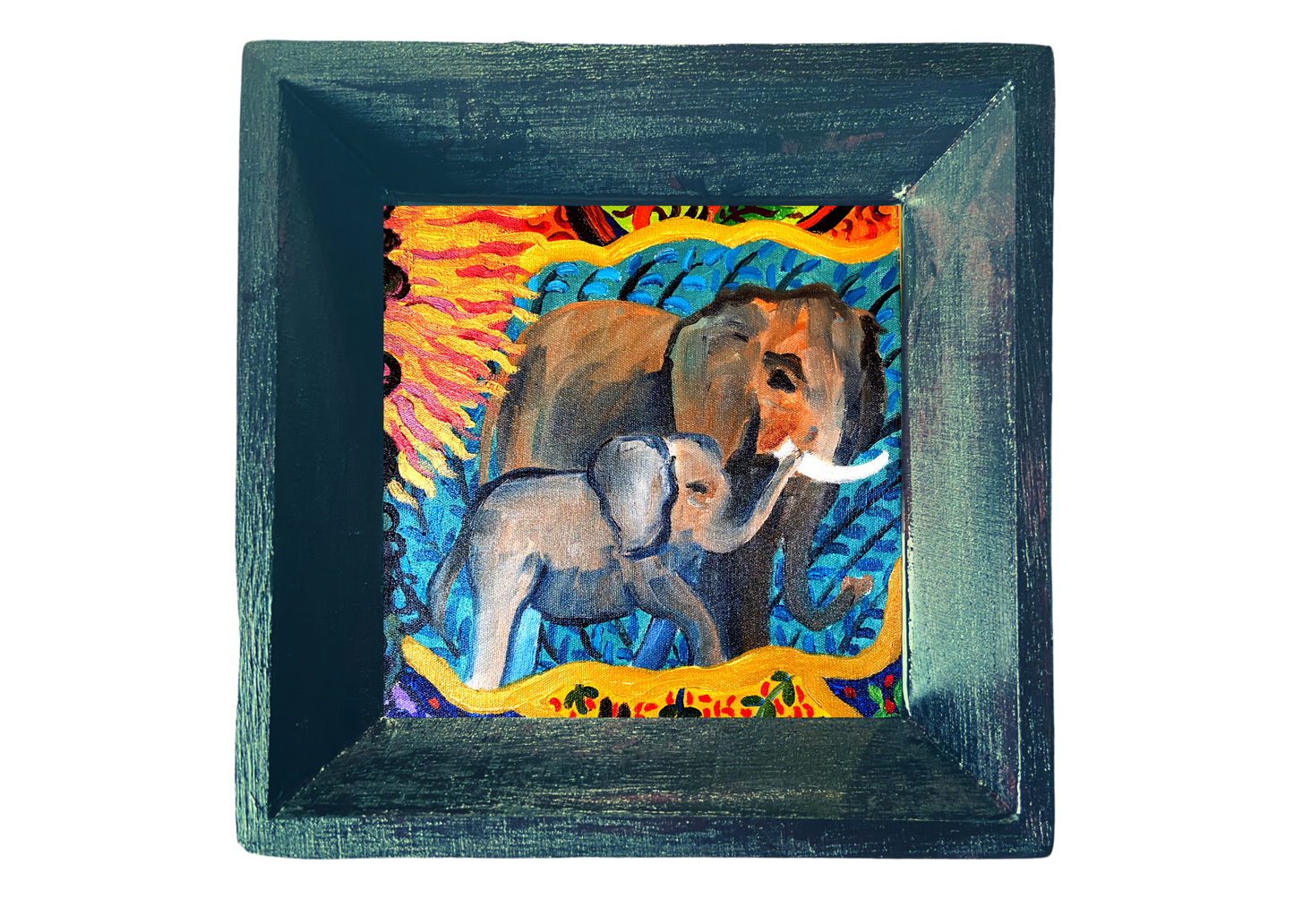 Catch-All Tray - Small Square - Elephant