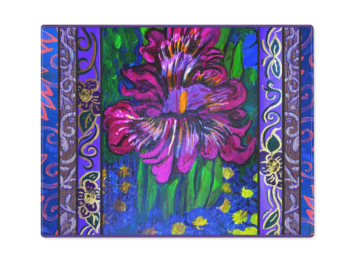 Custom Fabric Placemat "Purple Prince"