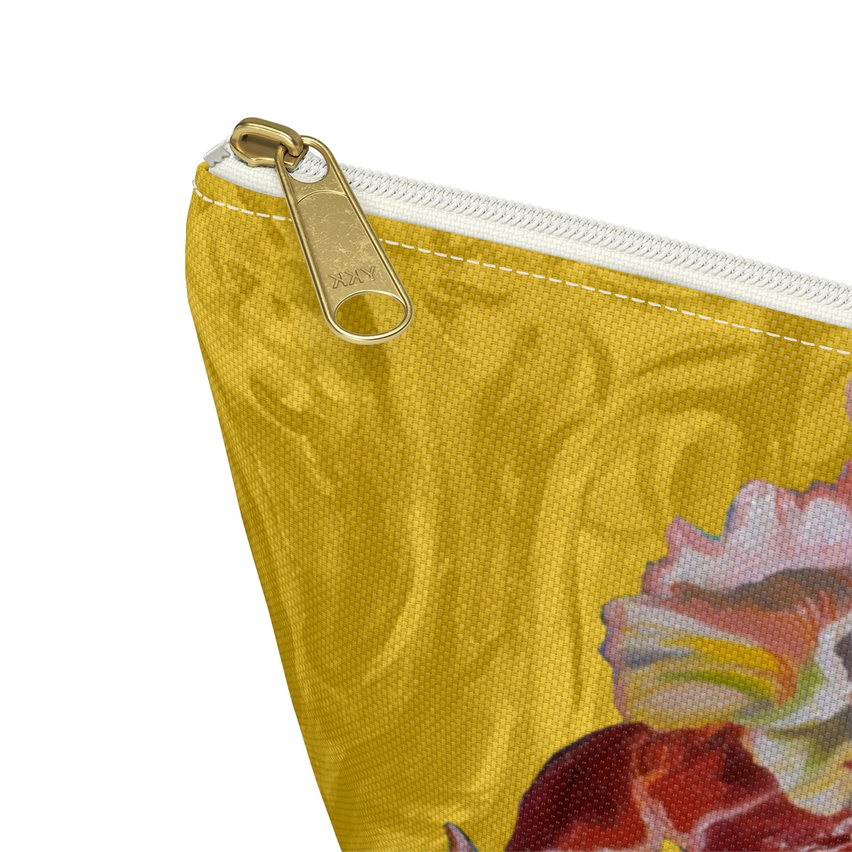 Perfect Pouch "Iris on Yellow"